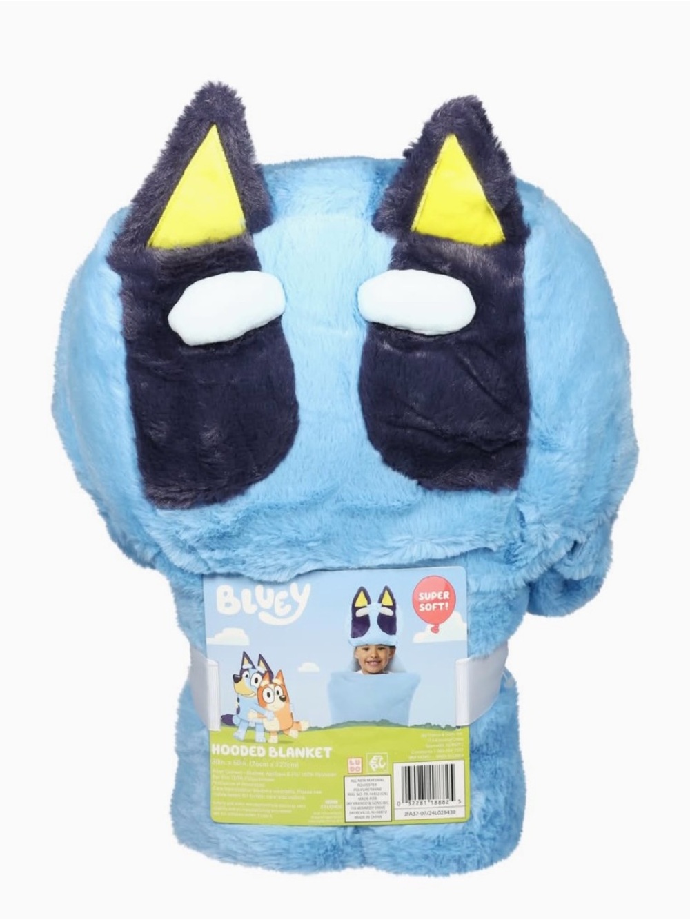 Bluey Hooded Kids Blanket